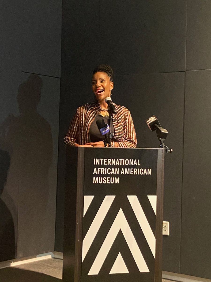 IAAM CEO Tonya Matthews speaks during opening ceremonies. (Photo/Jenny Peterson)