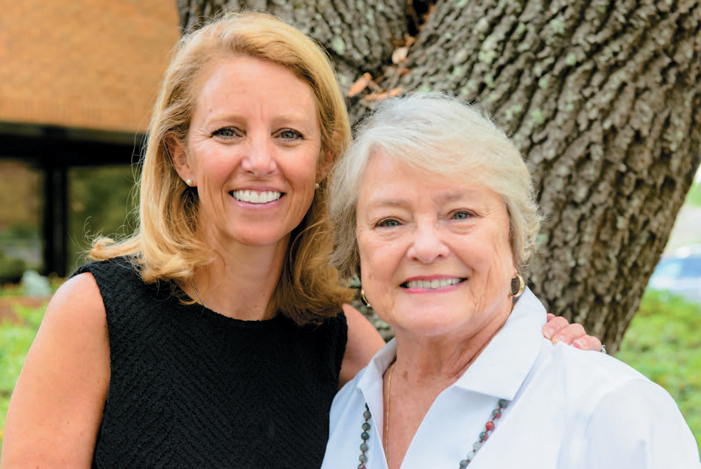 Mary Barrineau and Pam Thompson