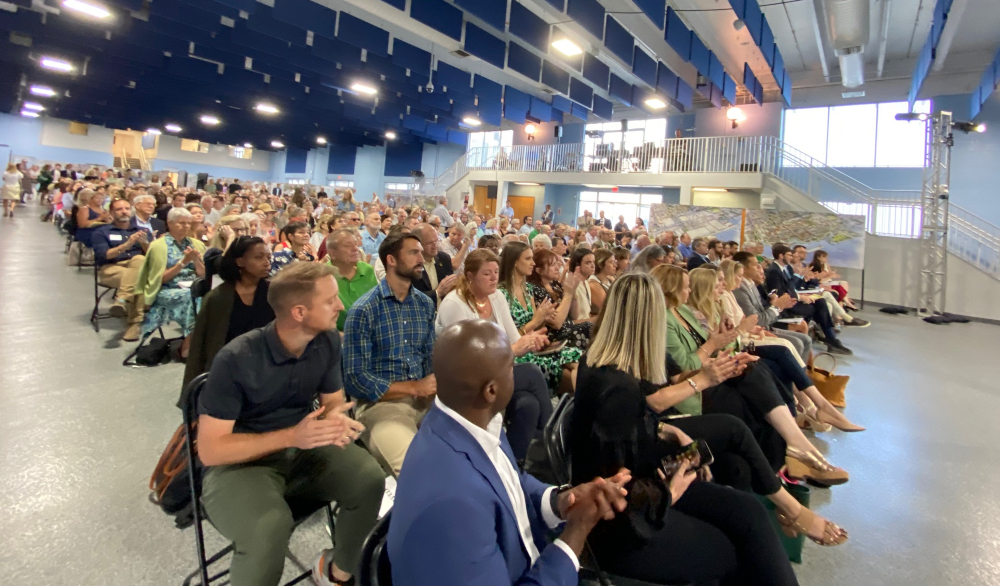 Despite city staff making recommendations to slightly scale back density, residents opposed to the application expressed concerns about the project. (Photo/Jenny Peterson)