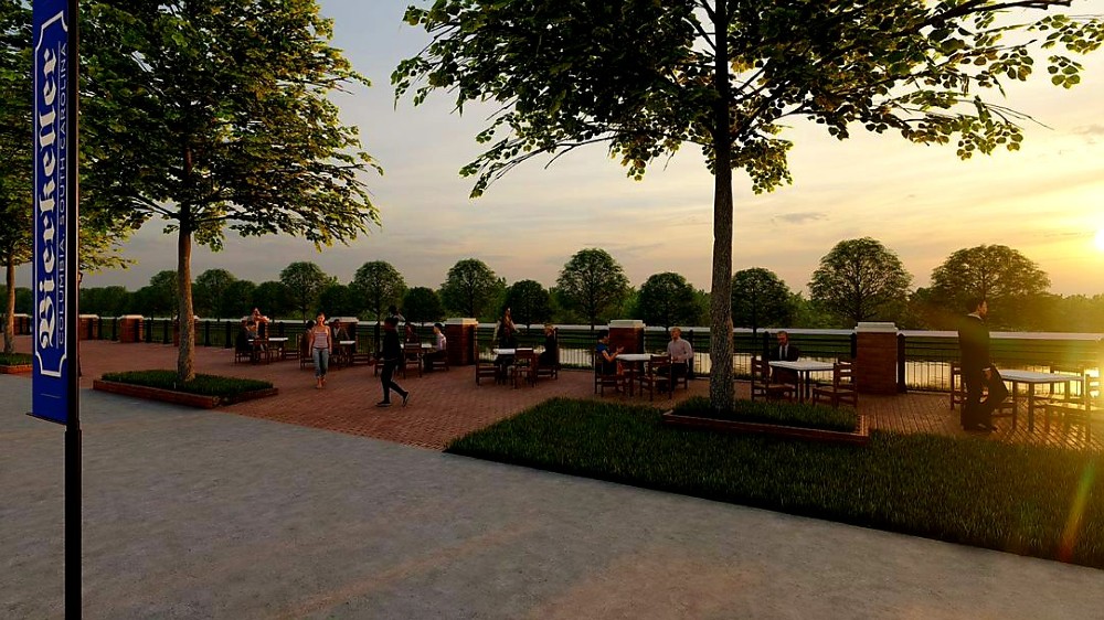 Bierkeller Columbia plans to open Columbia's first riverfront brewery and biergarten in the fourth quarter of this year. (Rendering/Provided)
