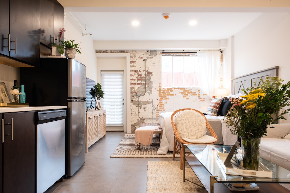 The interior of a unit at the new Claussen's boutique apartments. (Photo/Provided)