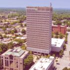 The newly renovated Daniel officially reopened its doors on Sept. 2 with a ribbon-cutting ceremony. (Photo/City of Greenville)|The Daniel in downtown Greenville has reopened after a $4 million overhaul of the building’s lobby, façade and streetscape. 