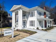 Designed as executive office space, the 3,517-square-foot redevelopment project by Franklin Real Estate Development has opened at 107 E. Park Avenue in downtown Greenville’s East Park Historic District. (Photo/The Franklin)