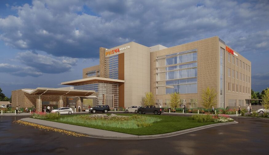 Prisma Health has broken ground on a new multi-specialty ambulatory care center in Columbia. (Rendering/McMillan Pazdan Smith)