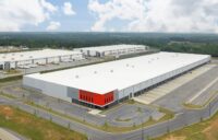 The Cubes at Inland Woods, a 430,700-square-foot Class A industrial facility in Duncan. CBRE arranged a loan for RealOp to buy the property. (Photo/CBRE)