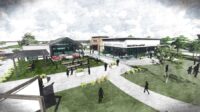 A former theater in Greenville is becoming Backyard at Pelham, a 30,000-sq-ft dining, retail, and entertainment hub opening fall 2026 on Beacon Drive. (Rendering/SVN | Palmetto)|A former theater in Greenville is becoming Backyard at Pelham, a 30,000-sq-ft dining, retail, and entertainment hub opening fall 2026 on Beacon Drive. (Rendering/SVN | Palmetto)|The vision for Backyard at Pelham is to create a space where community and commerce come together — a walkable, welcoming destination for locals and visitors alike. (Rendering/SVN | Palmetto)