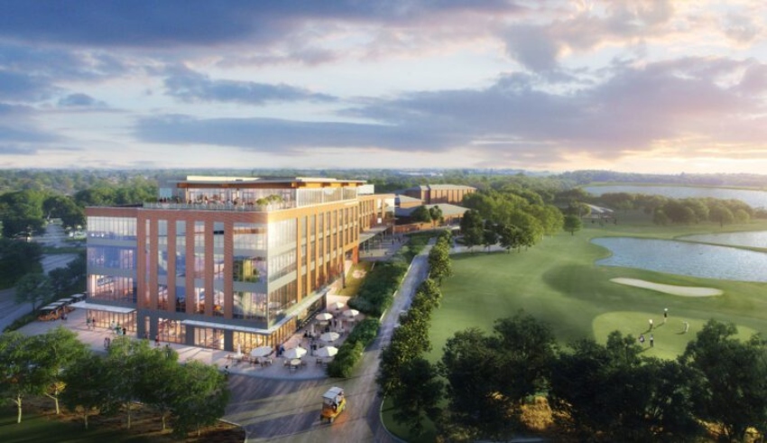 Located on the shores of Lake Hartwell adjacent to the Clyde V. Madren Conference Center and John E. Walker Sr. Golf Course, The Nieri Family Alumni and Visitors Center overlooks the 18th green on the shores of Lake Hartwell. (Rendering/Goodwyn, Mills and Cawood)|The Nieri Family Alumni and Visitors Center, scheduled to open in spring 2025, features 98,000 square feet over five floors with two event spaces. (Rendering/Goodwyn, Mills and Cawood)|Michael Nieri, who graduated from Clemson in 1986 with a Bachelor of Science in construction science and management, is one of America’s leading homebuilding entrepreneurs. (Photo/Clemson University)