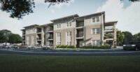 The 72-unit Gateway at the Green is under construction now and expected to be ready for residents late next summer. (Rendering/Creative Builders)