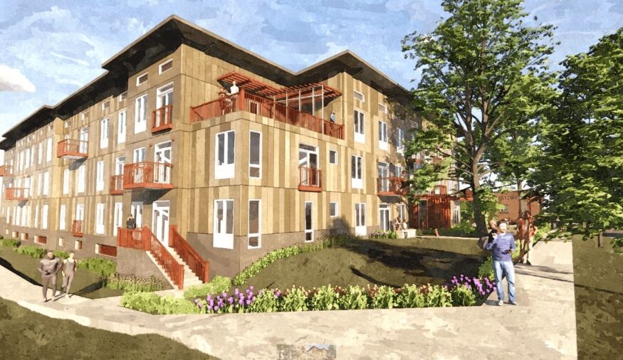 Greenville City Council approved a tax credit for Water Tower Crossing, a $21 million mixed-use project on historic property at 1007 Hampton Ave. (Photo/Greenville Economic Development Corp.)