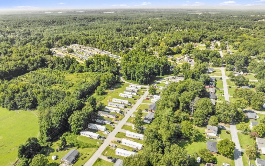 Marcus & Millichap, a commercial real estate brokerage firm specializing in investment sales, financing, research and advisory services, has sold a four-park, 100-space mobile home portfolio located in Spartanburg. (Photo/Marcus & Millichap)