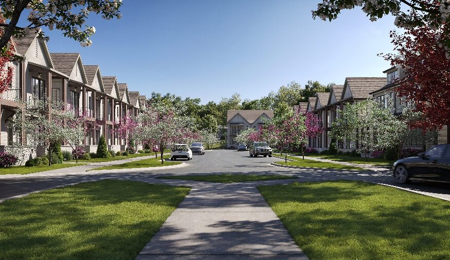 McNeil Court is a collaboration between Charlotte-based Copper Builders and Beauxwright. (Photo/Coldwell Banker Caine)|ranging from approximately 1,692 to 2,418 square feet, according to the release, with prices “starting in the $1 millions.” (Photo/Coldwell Banker Caine)