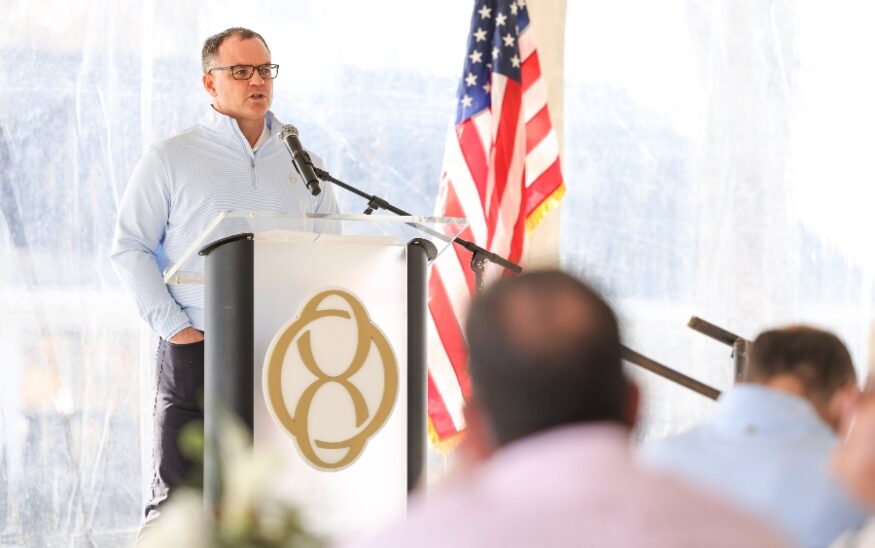 Leaders say Olde Eight Golf Course has the potential to elevate Greenwood County as a premier residential, recreational and commercial destination. (Photo/Olde Eight Development)|Led by Greenwood Land Holdings LLC, Olde Eight will blend residential neighborhoods with commercial spaces and world-class golf amenities. (Rendering/Olde Eight Development)