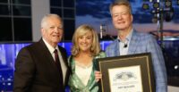 Art Seaver, founder and CEO of Southern First Bank, was presented the Order of the Palmetto at a recent anniversary celebration for the bank. He is pictured with Jimmy Orders and Sally Seaver. (Photo/Jeremy Fleming Photography)