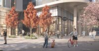 Greenville Gateway will put occupants on the former Memorial Auditorium for the first time in almost three decades and serve as an entryway to downtown from Interstate 385. (Rendering/Johnson Design Group)|The Greenville City Council approved a $130 million Gateway project at 250 N. Church St., featuring a 29-story tower, public plaza, art gallery and infrastructure upgrades. (Rendering/Johnson Design Group)