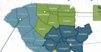The SC Office of Resilience is opening four regional offices in Columbia, Central, Spartanburg and Aiken to aid Hurricane Helene long-term recovery. See full map below (Image/SC Office of Resilience)|The South Carolina Office of Resilience will have grand opening events at successive meetings at the four new offices each day from Sept. 22 to Sept. 25. (Image/SC Office of Resilience)