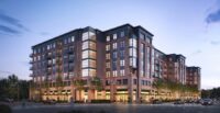 Astral Development assembled eight adjacent properties, totaling approximately 2.06 aces for a mixed-use project at the corner of Bull Street and Elmwood Avenue. (Rendering/Bogza)|The Astral project includes a 288-unit Class A apartment project and retail, restaurant and fitness opportunities. (Rendering/Lifang Technology)