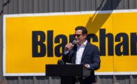 Blanchard Machinery Co., the exclusive Caterpillar dealer for South Carolina, held a groundbreaking ceremony recently to mark the beginning of construction on its new 150,000-square-foot facility at Sandy Run Industrial Park. (Photo/Blanchard Machinery)