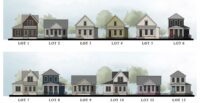 The homes will all be three bedrooms and two-and-a-half baths, ranging from approximately 1,400 to 1,600 square feet. (Rendering/Allison Ramsey Architects)