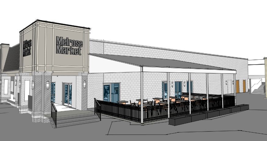 Melrose Market, a new café-style restaurant by industry veteran Chad Elsey, will open in Columbia’s Melrose Heights in 2026. (Rendering/Studio 2LR)
