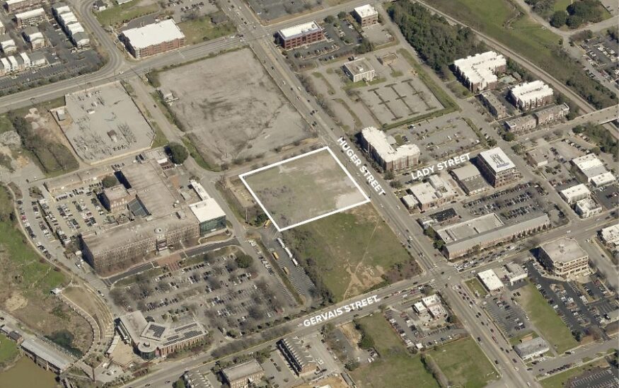 Trinity Partners has successfully facilitated the sale of a prime development site along Huger at Lady streets in Columbia’s Historic Vista District. (Photo/Trinity Partners)