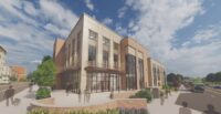The Spartanburg County Public Library Planetarium will be a 21,000-square-foot facility featuring a 50-foot domed theater with 125 seats. (McMillan Pazdan Smith)