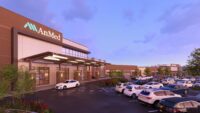 A shopping center that in its prime was anchored by a grocery store will get more than a facelift under an AnMed plan for a complete overhaul to convert the space into offices for medical services. (Photo/AnMed)