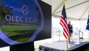 Gold course architect Drew Rogers led the complete transformation of the former Stoney Point course into the new Olde Eight. (Photo/Jeff Blake)