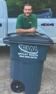 Bruce Boykin Aughtry, president of Eppley Waste, oversees daily operations and customer service as the company continues to grow its residential garbage collection footprint across the Upstate. (Photo/Eppley Waste)