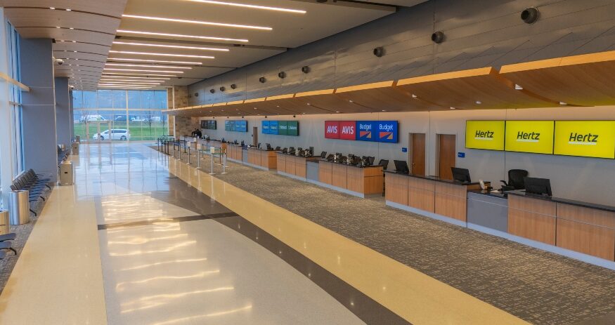 GSP’s new Parking Garage C and rental car facility is designed to expand capacity and enhance convenience for the airport’s growing passenger base. (Photo/Greenville-Spartanburg International Airport)