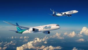 Alaska Airlines says its largest-ever airplane order with Boeing replenishes its existing fleet and prepares the company for more international flights. (Photo/Boeing)
