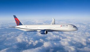 A Boeing 787 Dreamliner built in North Charleston will join Delta Air Lines’ long-haul fleet as part of the carrier’s latest widebody aircraft order. (Photo/Boeing)