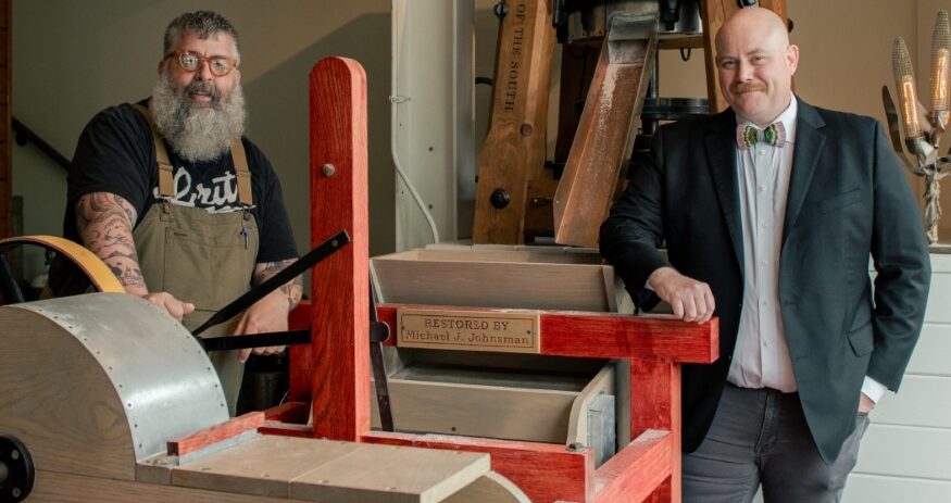 Nathan Thurston and Greg Johnsman paid attention to the details in creating their new restaurant, including reproducing New York City water. (Photo/Millers All Day)