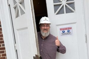 Will Ragland, executive artistic director and founder of Mill Town Players, is leading the charge to restore the historic auditorium and make it more comfortable for theater fans. (Photo/Mill Town Players)
