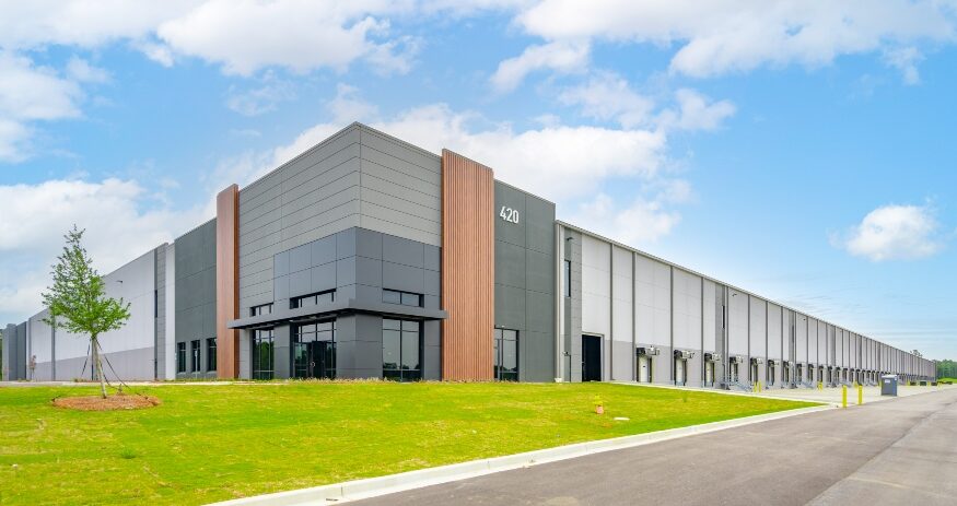 Mobix Fulfillment signed a lease at Coastal Crossroads Industrial Park in Summerville, becoming the park’s first tenant. (Photo/CBRE)
