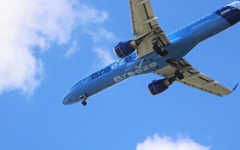 Breeze Airways is adding new nonstop service from GSP to Cincinnati and Fort Lauderdale. (Photo/Breeze Airways)