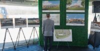 Renderings of the future health center were on display at a groundbreaking ceremony conducted by Clemson and MUYSC Health officials. (Photo/MUSC)