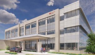 The Brain Health Center in Columbia will house South Carolina’s first 7 Tesla MRI scanner, expanding access to advanced neurological diagnostics and care. (Rendering/University of South Carolina)