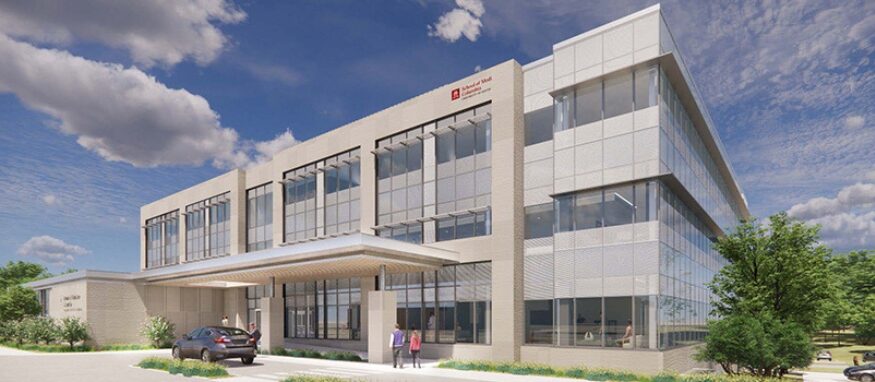 The Brain Health Center in Columbia will house South Carolina’s first 7 Tesla MRI scanner, expanding access to advanced neurological diagnostics and care. (Rendering/University of South Carolina)