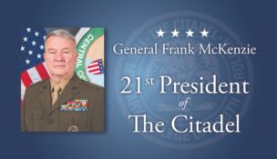Gen. Frank McKenzie, a Citadel graduate and retired military leader, has been named the college’s 21st president and will begin his role July 1. (Photo/The Citadel)