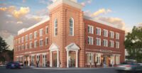 The Haigler Hotel under construction in Camden will bring boutique lodging dining and event space to the historic city. (Rendering/Wentz Chesson)