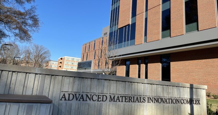 Clemson University’s Advanced Materials Innovation Complex brings cutting-edge research and education under one roof. (Photo/Luke Norton)