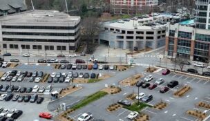 Greenville City Council approved $26 million in land purchases along Falls Street for a proposed mixed-use development that would include a hotel conference center housing offices and expanded public space near Falls Park. (Photo/City of Greenville)