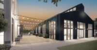 Blackwells Corner, a new mixed-use development in Hanahan, will feature more than 40,000 square feet of retail, dining and office space anchored by a central lawn. (Rendering/Bello Garris Architects)