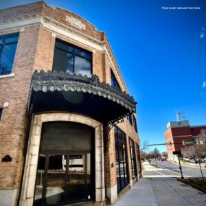 The most recent occupant of the 104-year-old auto dealership space was Café and Then Some, which announced its plans to close in November. (Photo/Café and Then Some) 