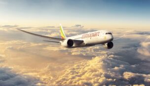 An Ethiopian Airlines Boeing 787 Dreamliner supports the carrier’s expanding global network and growing cargo demand. (Photo/Boeing)