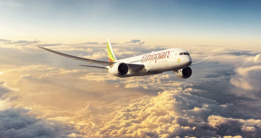 An Ethiopian Airlines Boeing 787 Dreamliner supports the carrier’s expanding global network and growing cargo demand. (Photo/Boeing)
