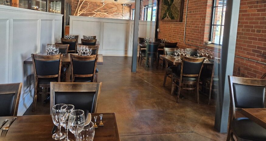 Cork & Cleaver will open April 20 in the former Urban Wren space on Markley Street in Greenville’s West End. (Photo/Stephanie Kalina-Metzger)