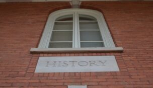 Kevin Guskiewicz, the next president of Clemson University, will occupy an office behind the windows of Sikes Hall. (Photo/Ross Norton)
