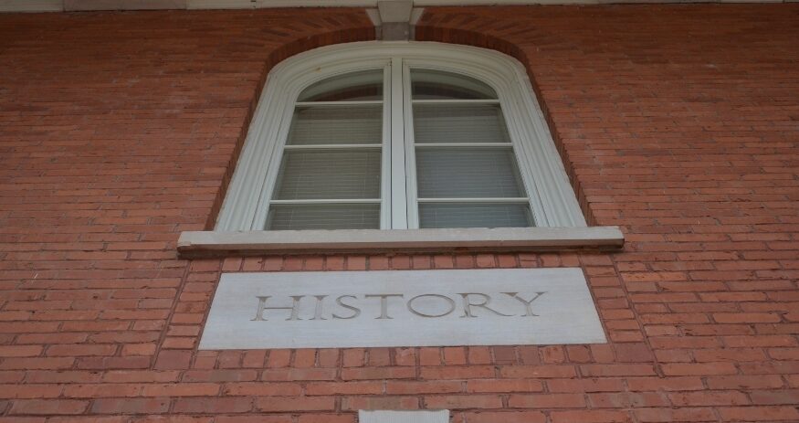 Kevin Guskiewicz, the next president of Clemson University, will occupy an office behind the windows of Sikes Hall. (Photo/Ross Norton)