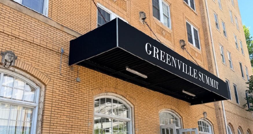 City leaders, development partners and residents took part in a ceremonial groundbreaking for the Greenville Summit rehabilitation project in downtown Greenville. (Photo/City of Greenville)
